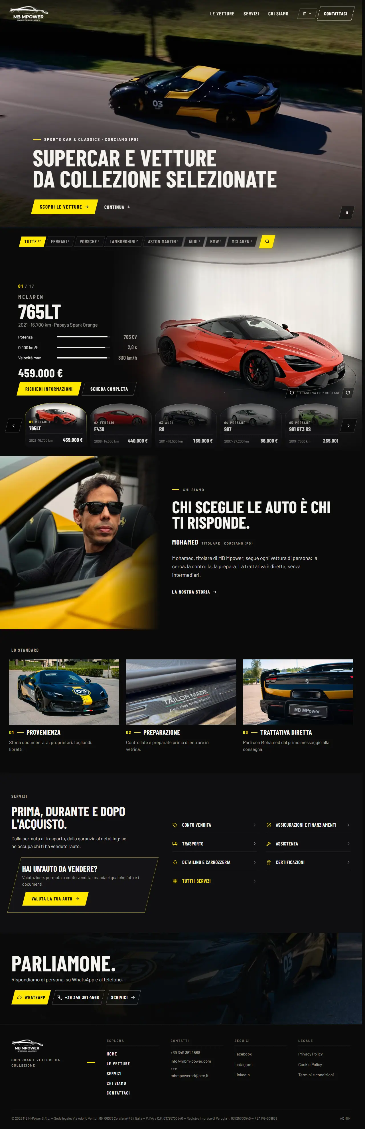Il sito di MB M-Power fatto da noi