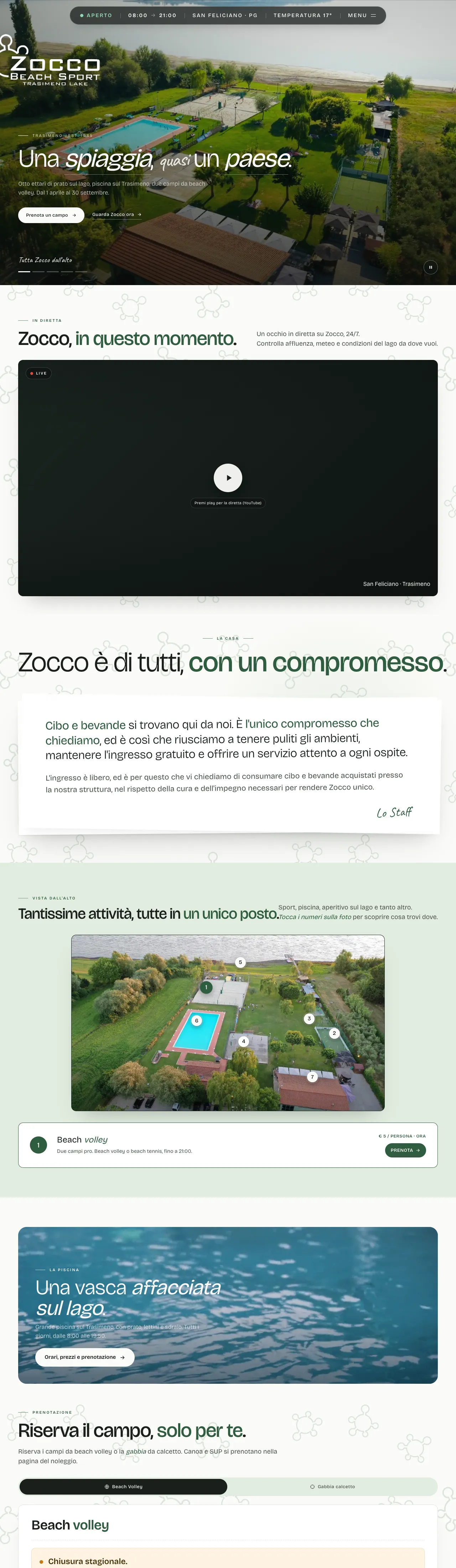 Il sito di Zocco fatto da noi