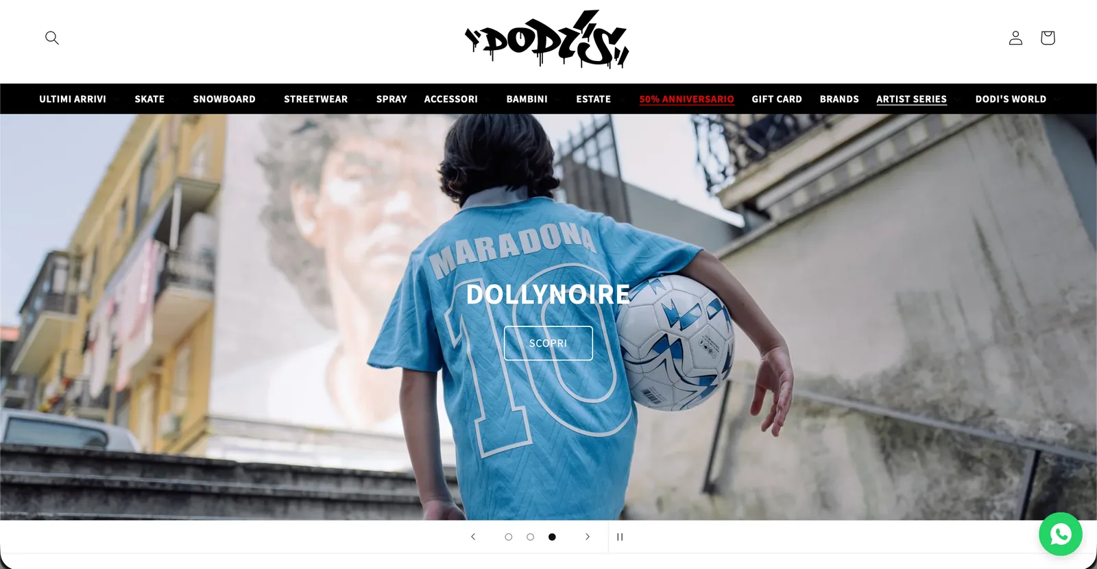 Anteprima del sito Dodi's