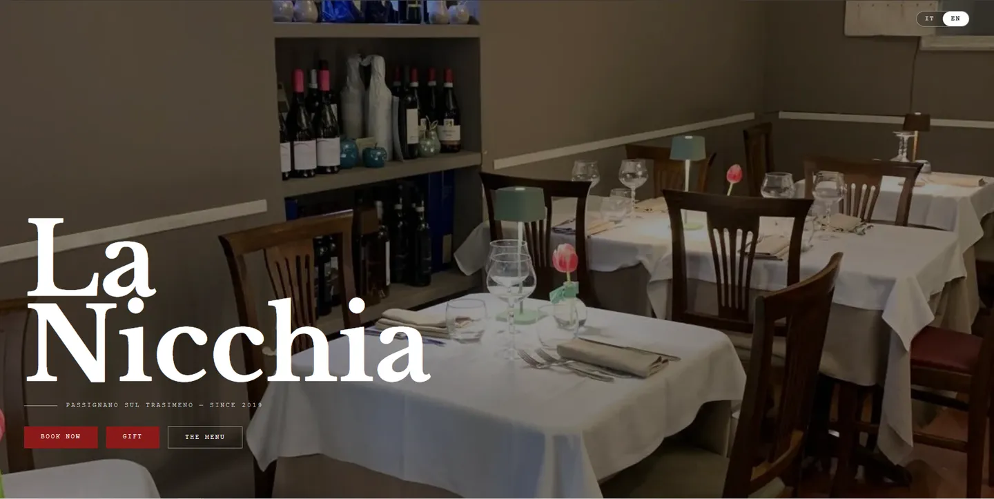 Anteprima del sito La Nicchia