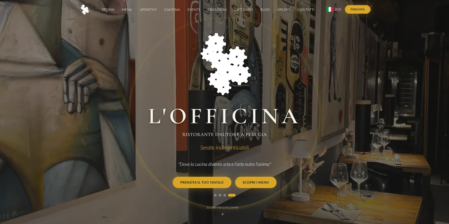 Anteprima del sito Officina